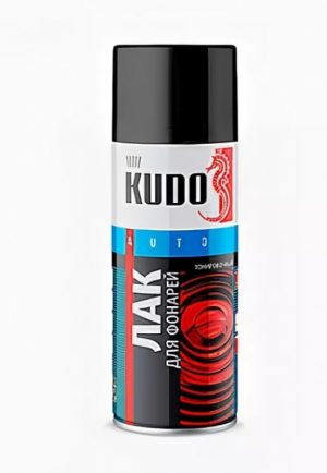 KUDO(Кудо) лак для тонировки фар черн, 520мл